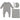 Crochet Knit Collar Layette Set