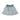 Denim Tencel Smocked Skirt Light